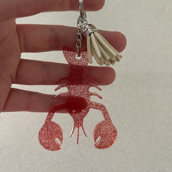 Handmade Lobster Keychain - Picture 2 of 6